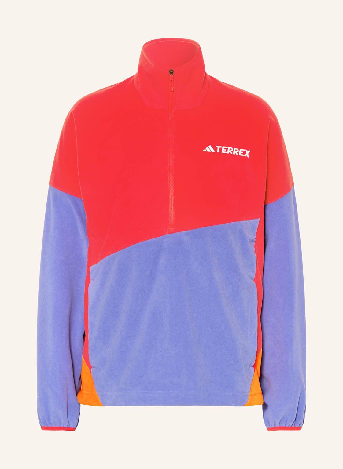 Adidas Terrex Fleece-Troyer Mt Fl rot von adidas Terrex