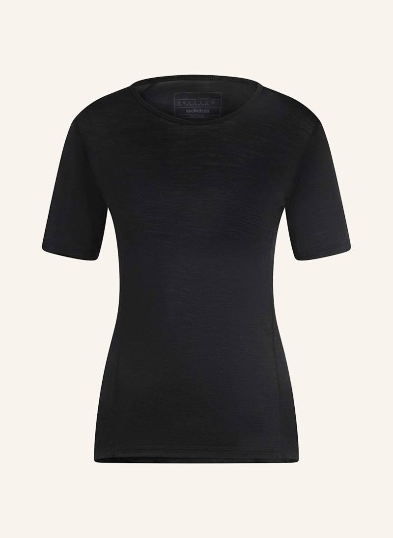 Adidas Terrex Funktionswäsche-Shirt Xperior Merino 150 Mit Merinowolle schwarz von adidas Terrex