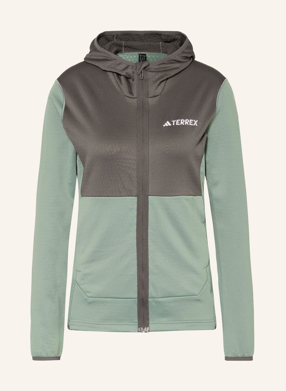 Adidas Terrex Midlayer-Jacke Terrex Xperior Light gruen von adidas Terrex