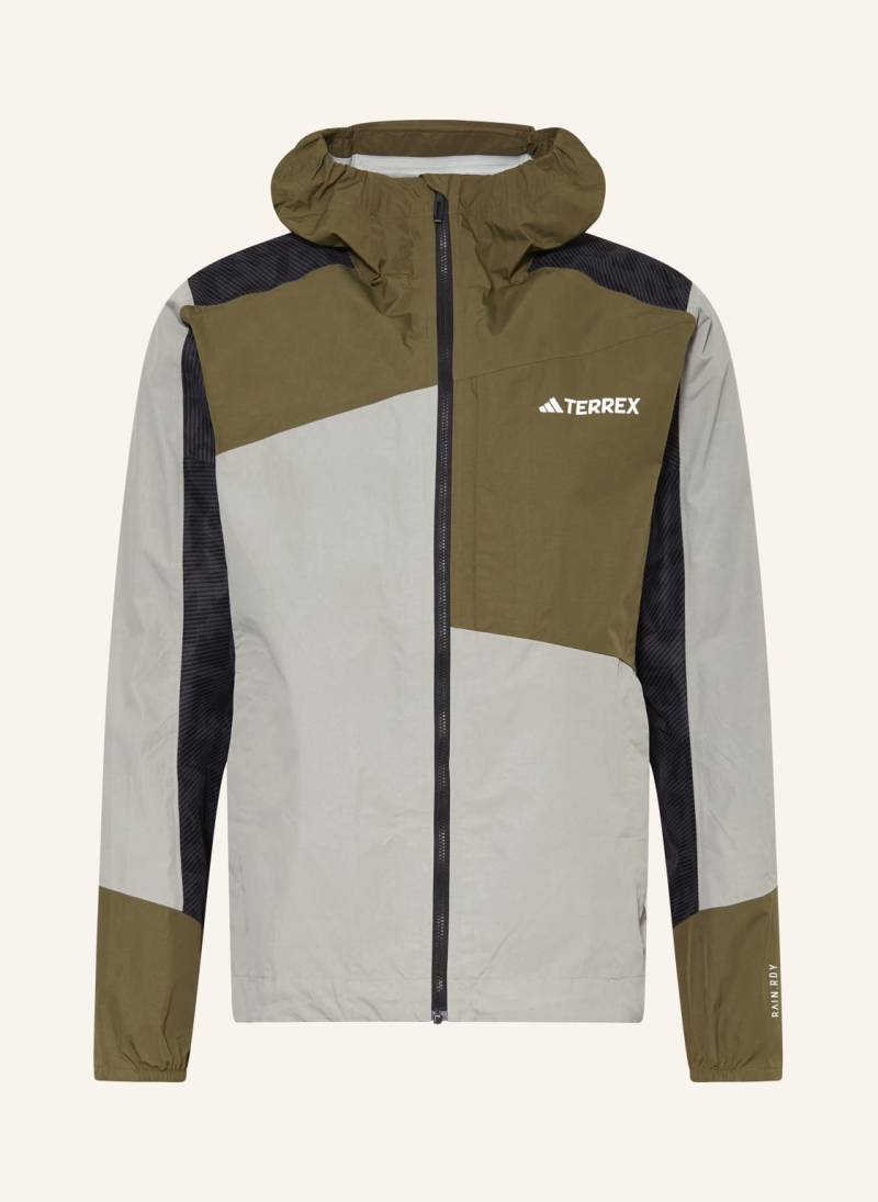 Adidas Terrex Regenjacke Terrex Xperior Hybrid Rain.Rdy gruen von adidas Terrex