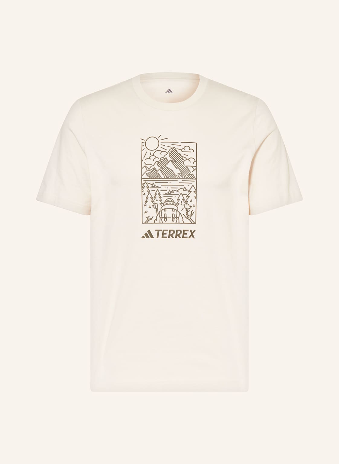 Adidas Terrex T-Shirt Wild beige von adidas Terrex