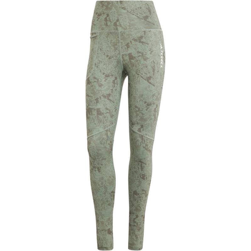 adidas Terrex Damen Multi All Over Printed Tights von adidas Terrex