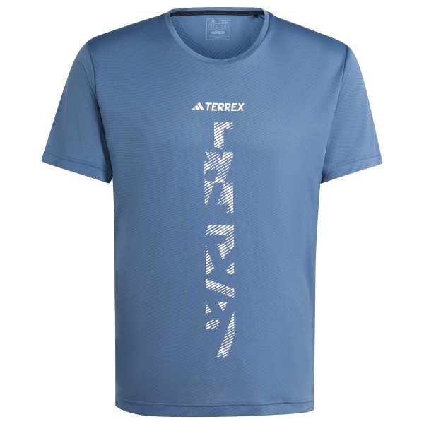 adidas Terrex - Terrex Agravic Shirt - Laufshirt Gr L blau von adidas Terrex