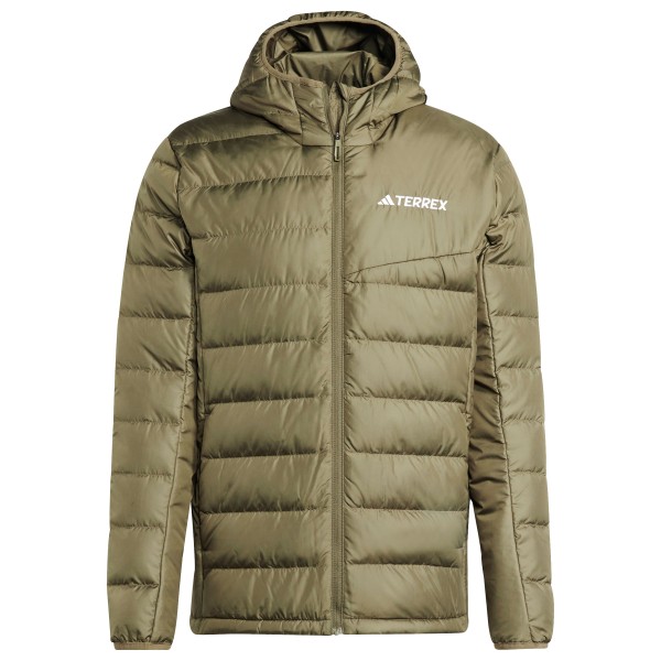 adidas Terrex - Terrex Multi Light Down Hooded Jacket - Daunenjacke Gr M oliv von adidas Terrex