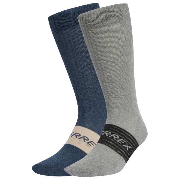 adidas Terrex - Terrex Multi Socks - Wandersocken Gr L - EU: 43-45 grau von adidas Terrex