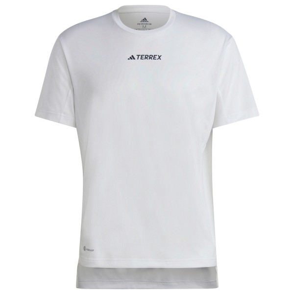 adidas Terrex - Terrex Multi T-Shirt - Funktionsshirt Gr S grau/weiß von adidas Terrex