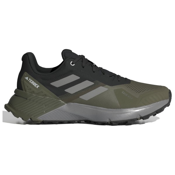 adidas Terrex - Terrex Soulstride RAIN.RDY - Trailrunningschuhe Gr 13,5 oliv/schwarz von adidas Terrex