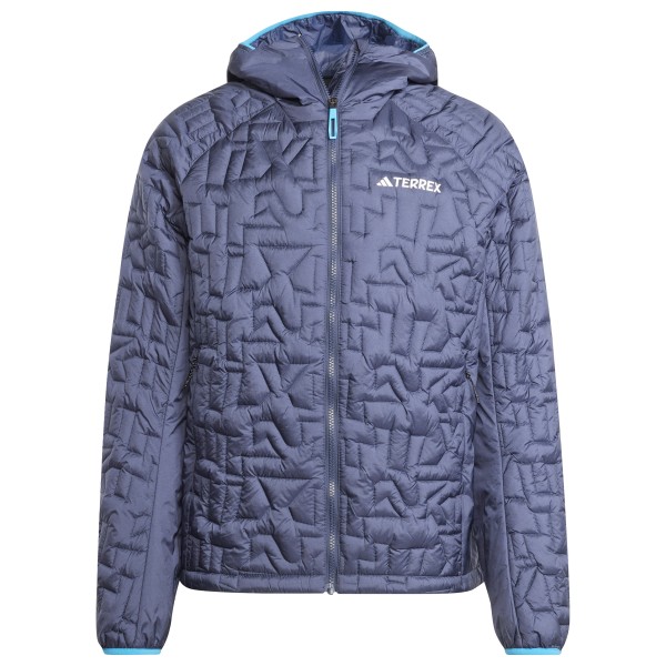 adidas Terrex - Terrex Xperior PL Loose Fill Insul. Hooded - Kunstfaserjacke Gr L blau von adidas Terrex