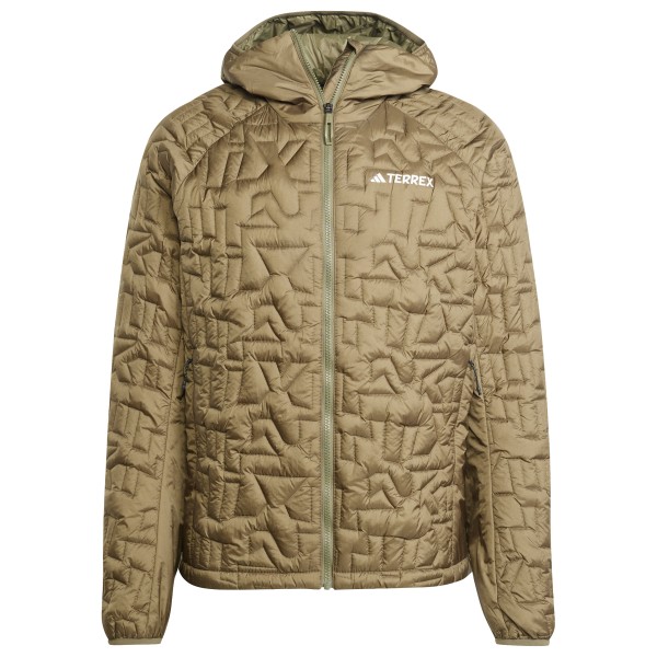 adidas Terrex - Terrex Xperior PL Loose Fill Insul. Hooded - Kunstfaserjacke Gr M beige von adidas Terrex