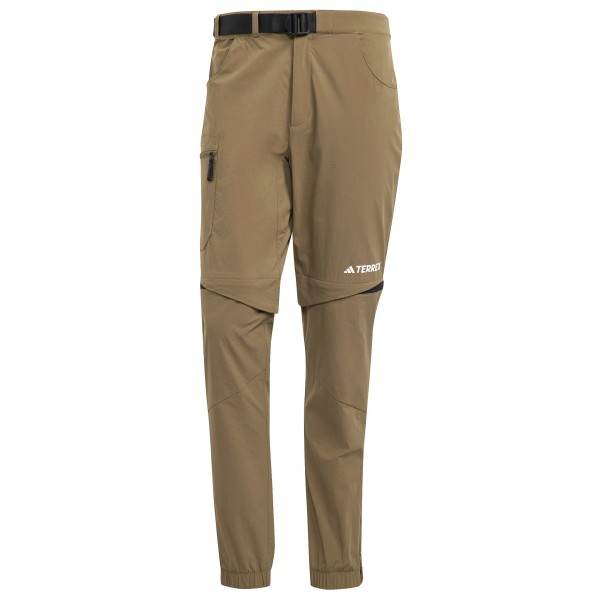 adidas Terrex - Utilitas Z. O Pants - Zip-Off-Hose Gr M beige von adidas Terrex