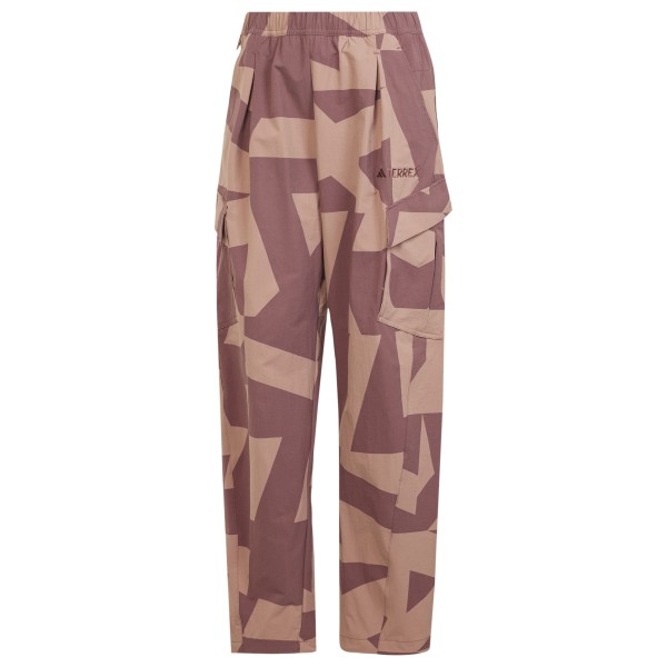 adidas Terrex - Women's Cargo AOP Pants - Trekkinghose Gr XL braun von adidas Terrex