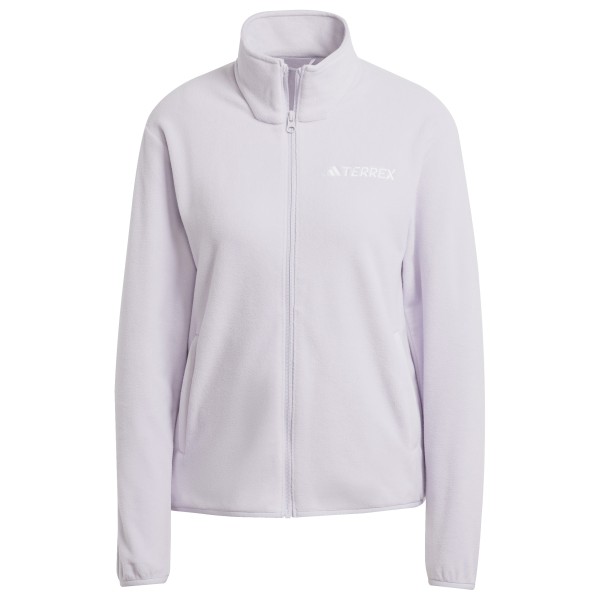 adidas Terrex - Women's MT Essentials Full Zip Fleece Jacket - Fleecejacke Gr L weiß von adidas Terrex