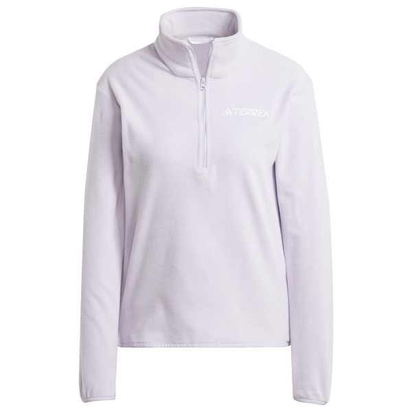 adidas Terrex - Women's MT Essentials Half Zip Fleece Jacket - Fleecejacke Gr L;S;XL;XS braun;weiß von adidas Terrex