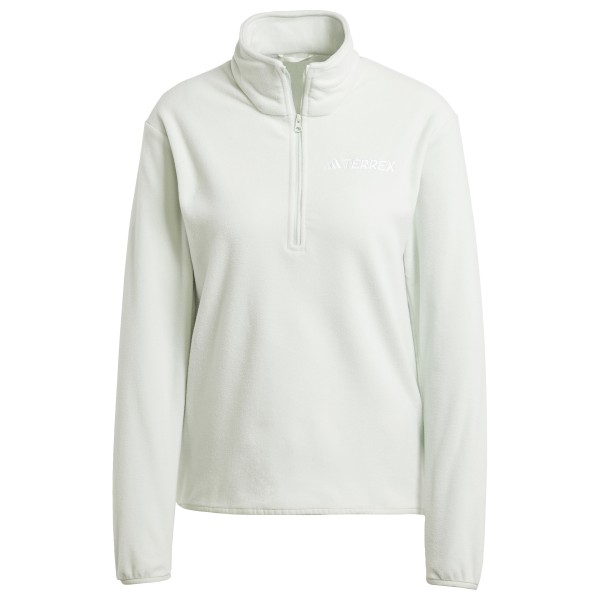 adidas Terrex - Women's MT Essentials Half Zip Fleece Jacket - Fleecejacke Gr L weiß von adidas Terrex