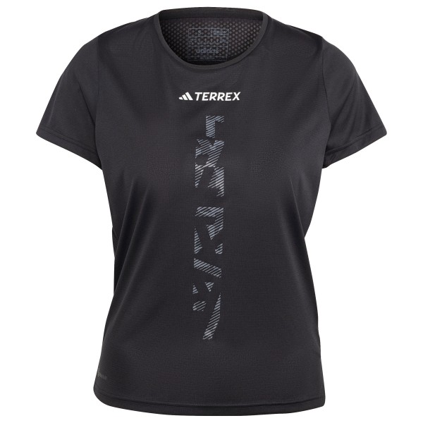 adidas Terrex - Women's Terrex Agravic Shirt - Laufshirt Gr L grau/schwarz von adidas Terrex