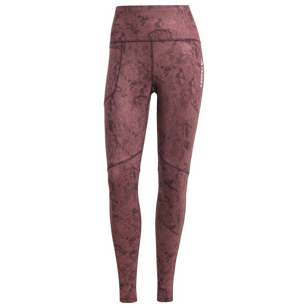 adidas Terrex - Women's Terrex Multi All Over Printed Tights - Lauftights Gr 44 lila von adidas Terrex