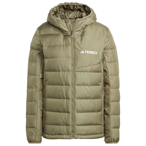 adidas Terrex - Women's Terrex Multi Light Down Hooded - Daunenjacke Gr S;XS grau;oliv von adidas Terrex