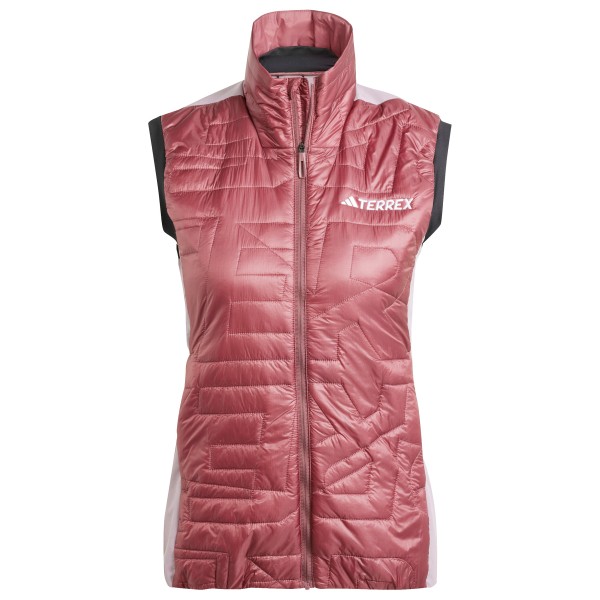 adidas Terrex - Women's Terrex Xperior Varilite H. PL Vest - Kunstfasergilet Gr L rosa/rot von adidas Terrex