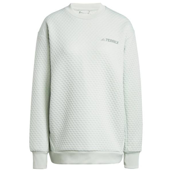 adidas Terrex - Women's Terrex Xploric Crew Neck Sweater - Fleecepullover Gr L;M;S;XL;XS lila;weiß/grau von adidas Terrex