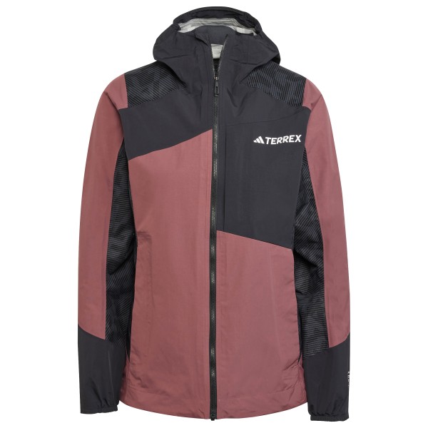 adidas Terrex - Women's Xperior Hybrid RAIN.RDY Jacket - Regenjacke Gr L braun von adidas Terrex