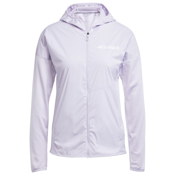 adidas Terrex - Women's Xploric Wind Lt. Hooded Fleecejacket - Windjacke Gr M weiß von adidas Terrex