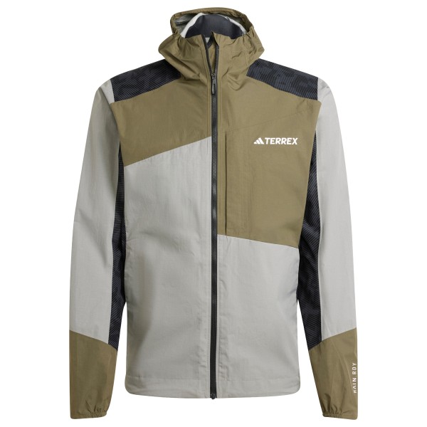 adidas Terrex - Xperior Hybrid RAIN.RDY Jacket - Regenjacke Gr L grau von adidas Terrex