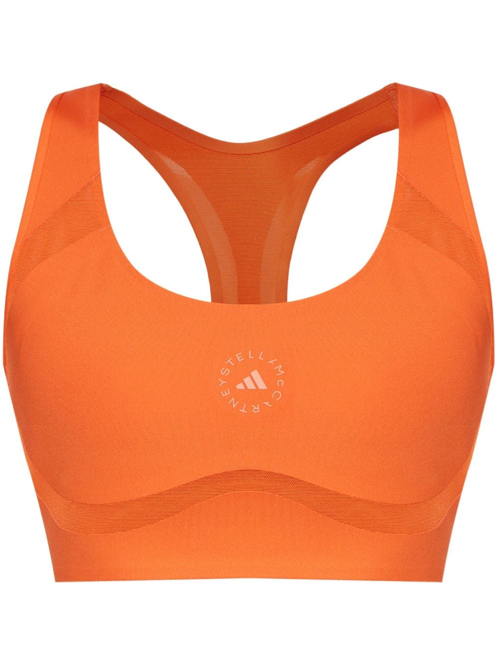 adidas by Stella McCartney PowerReact sports bra - Orange von adidas by Stella McCartney