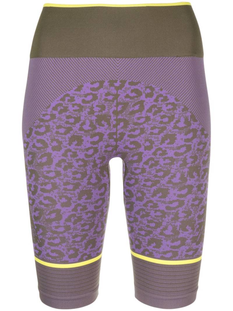 adidas by Stella McCartney TrueStrength seamless bike shorts - Purple von adidas by Stella McCartney