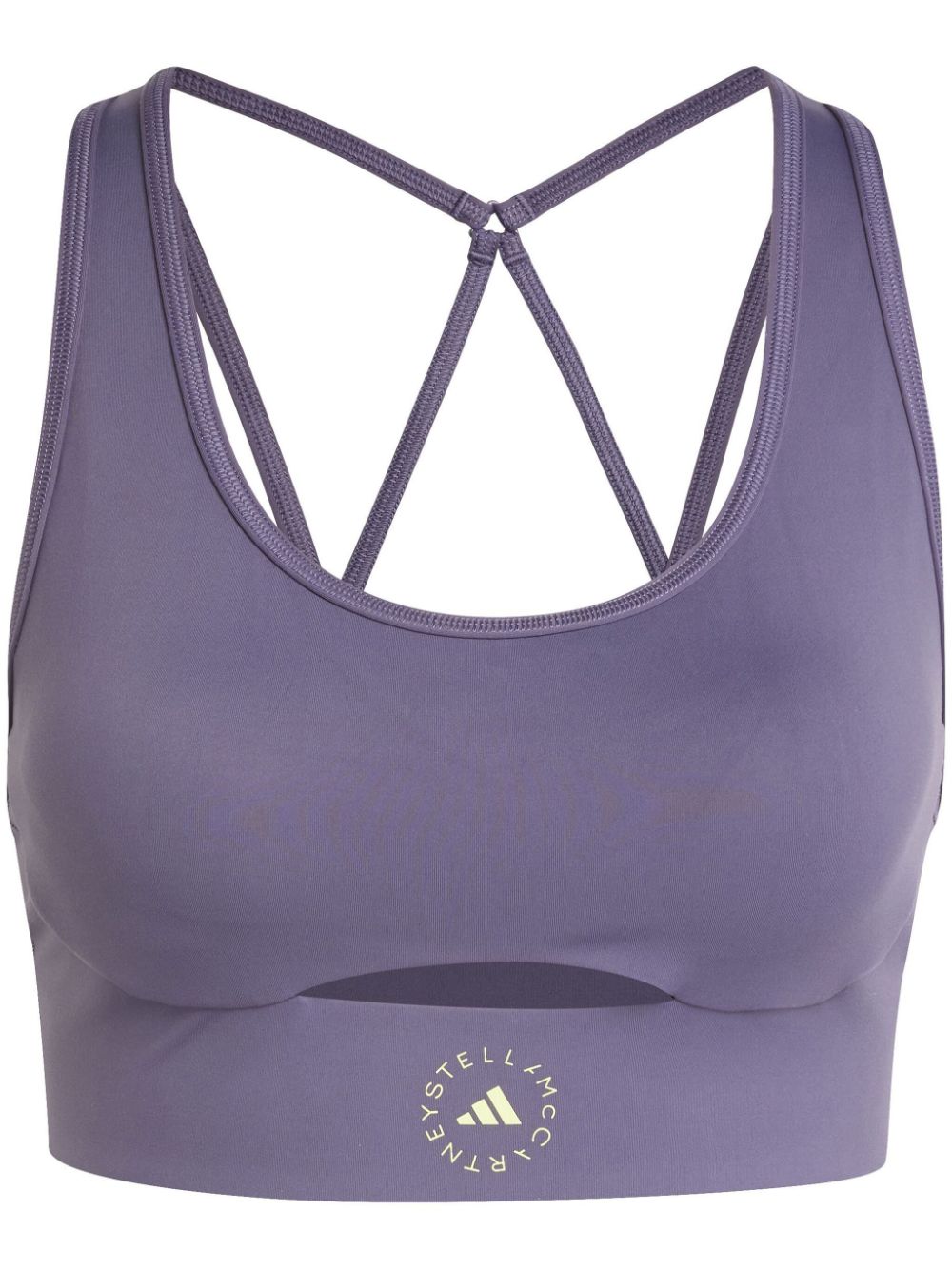 adidas by Stella McCartney TrueStrength sports bra - Purple von adidas by Stella McCartney