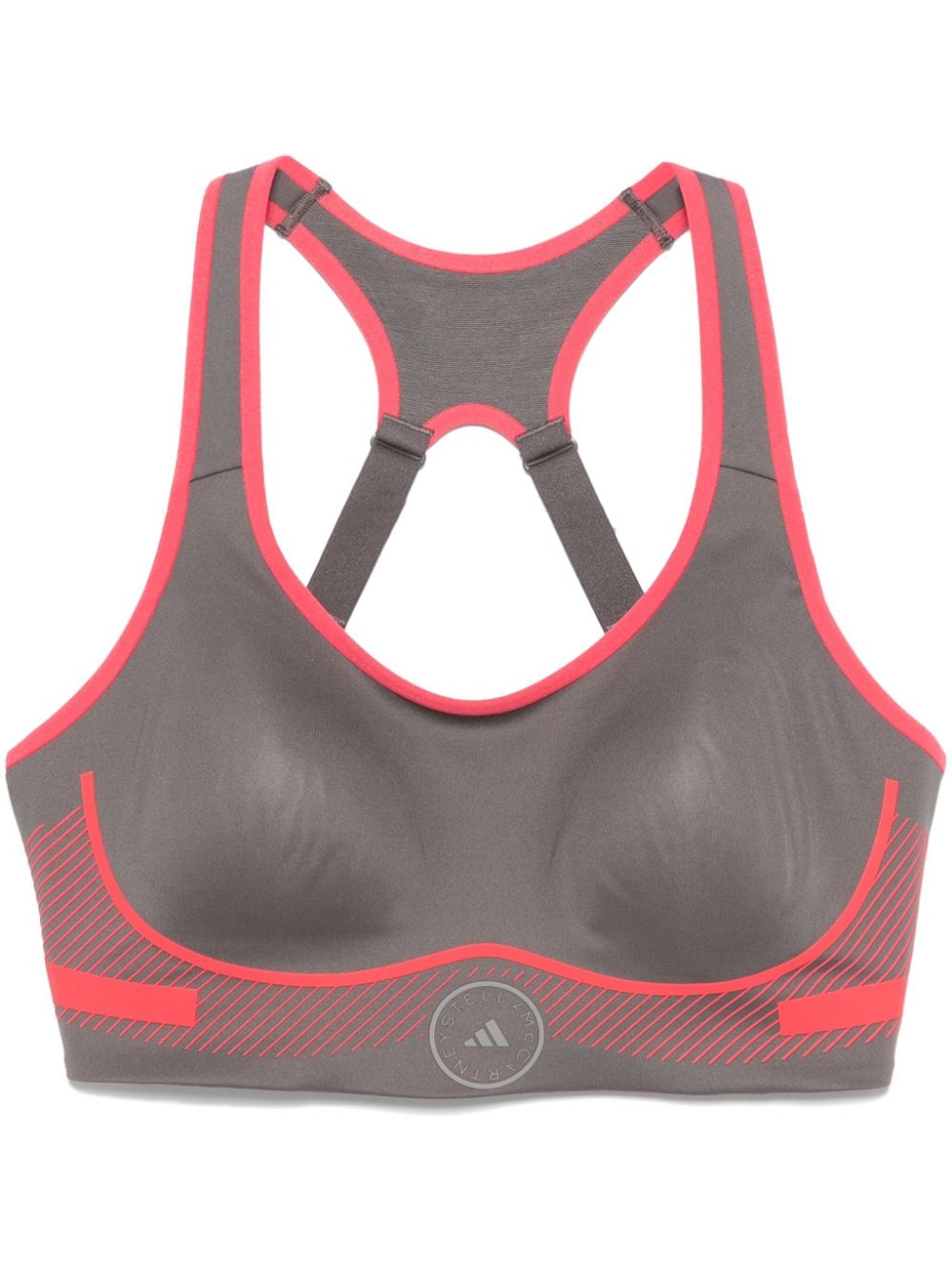 adidas by Stella McCartney Truepace sports bra - Grey von adidas by Stella McCartney