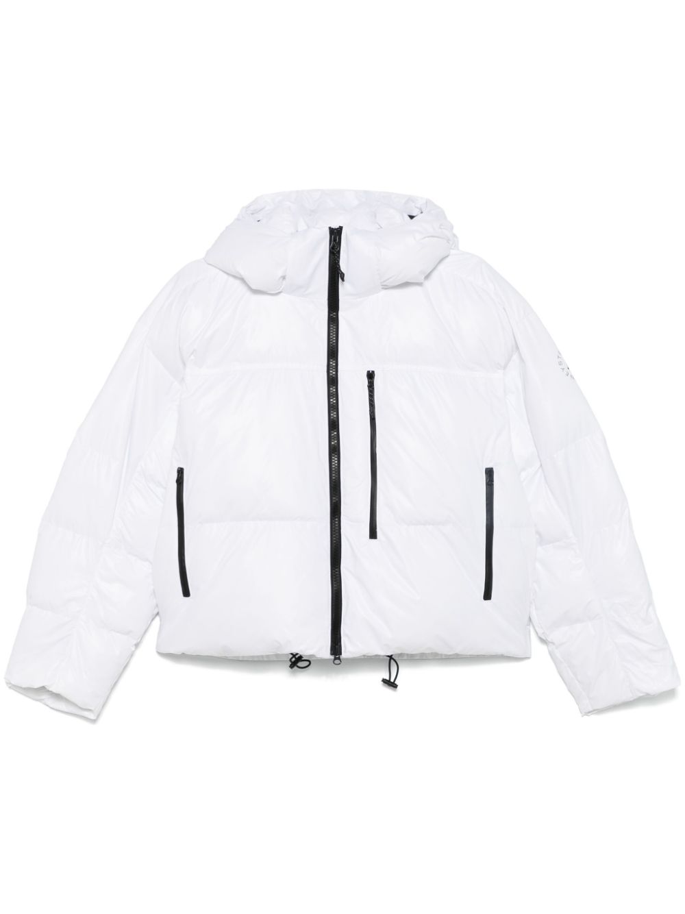 adidas by Stella McCartney hooded puffer jacket - White von adidas by Stella McCartney