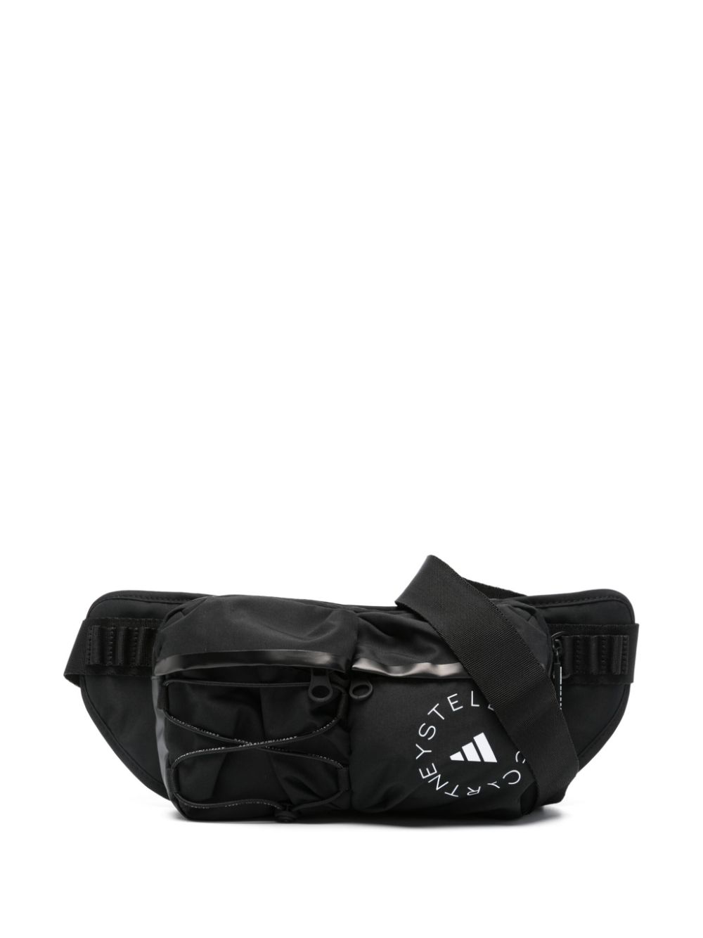 adidas by Stella McCartney logo-print belt bag - Black von adidas by Stella McCartney