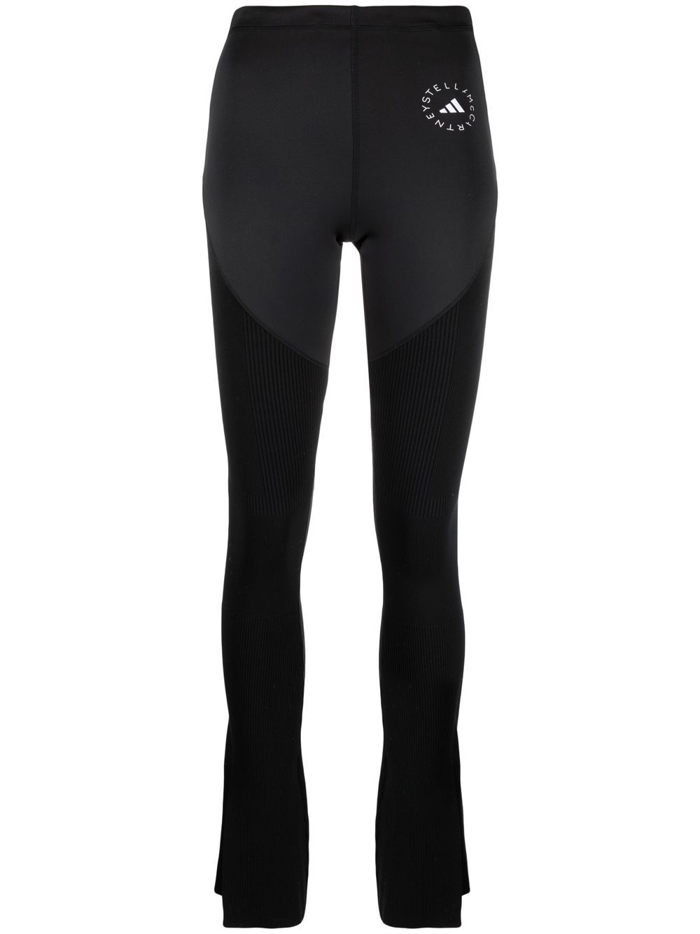 adidas by Stella McCartney logo-print high-waisted leggings - Black von adidas by Stella McCartney