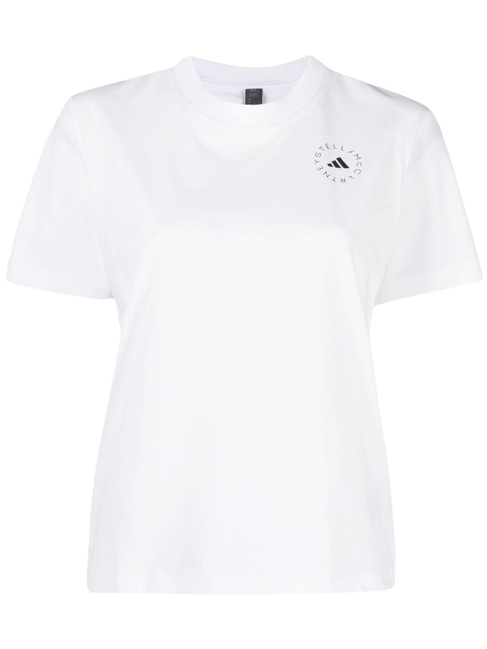 adidas by Stella McCartney logo-print short-sleeved T-shirt - White von adidas by Stella McCartney