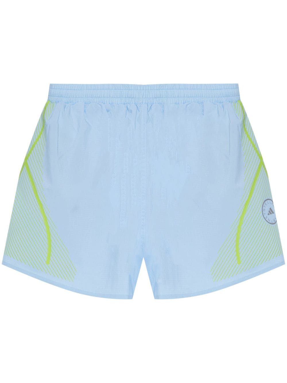 adidas by Stella McCartney logo-print shorts - Blue von adidas by Stella McCartney