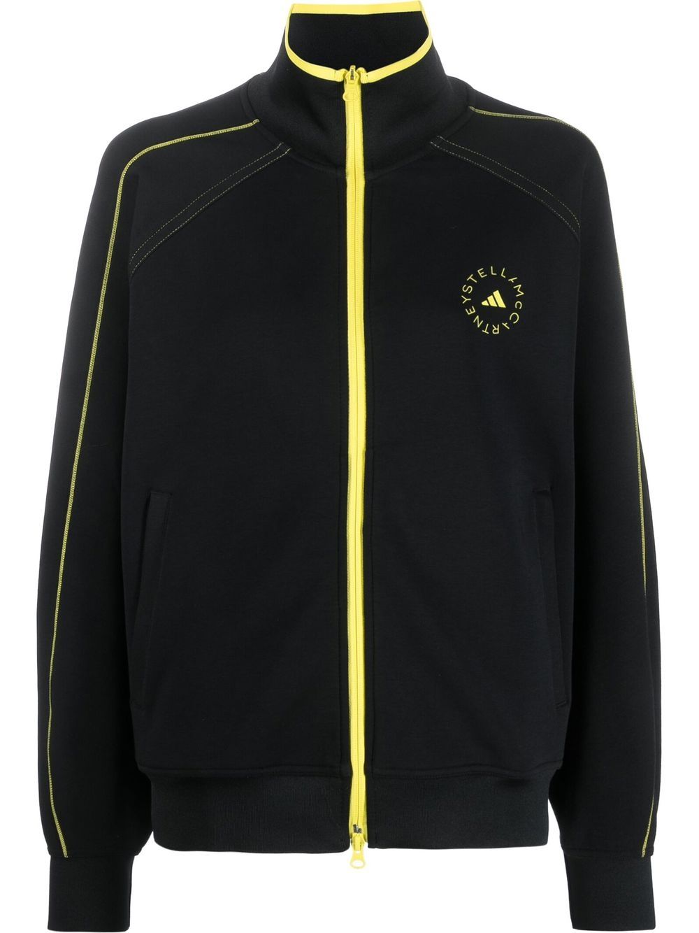 adidas by Stella McCartney logo-print track jacket - Black von adidas by Stella McCartney