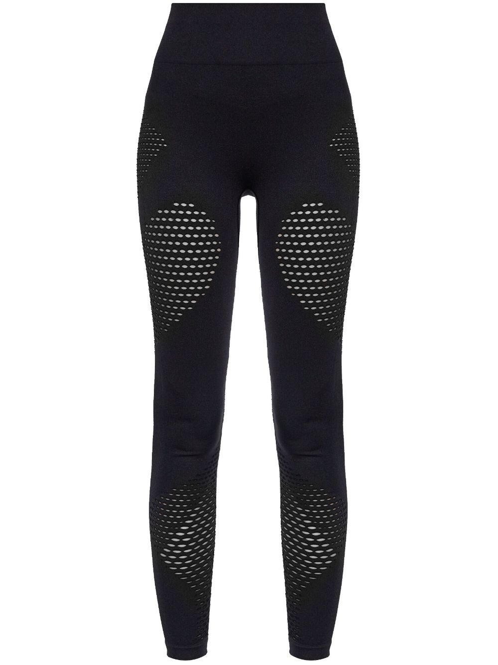 adidas by Stella McCartney logo-waistband leggings - Black von adidas by Stella McCartney