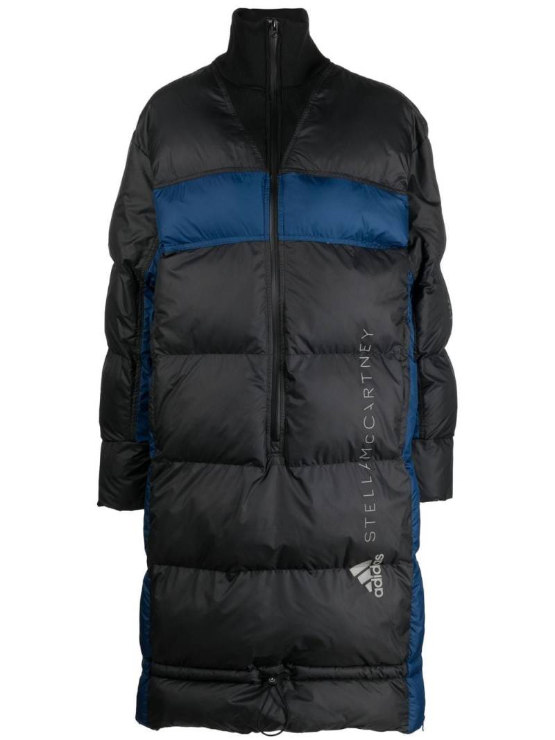 adidas by Stella McCartney long padded winter jacket - Black von adidas by Stella McCartney