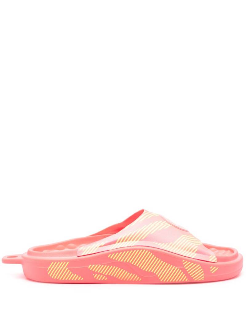 adidas by Stella McCartney striped pool slides - Pink von adidas by Stella McCartney