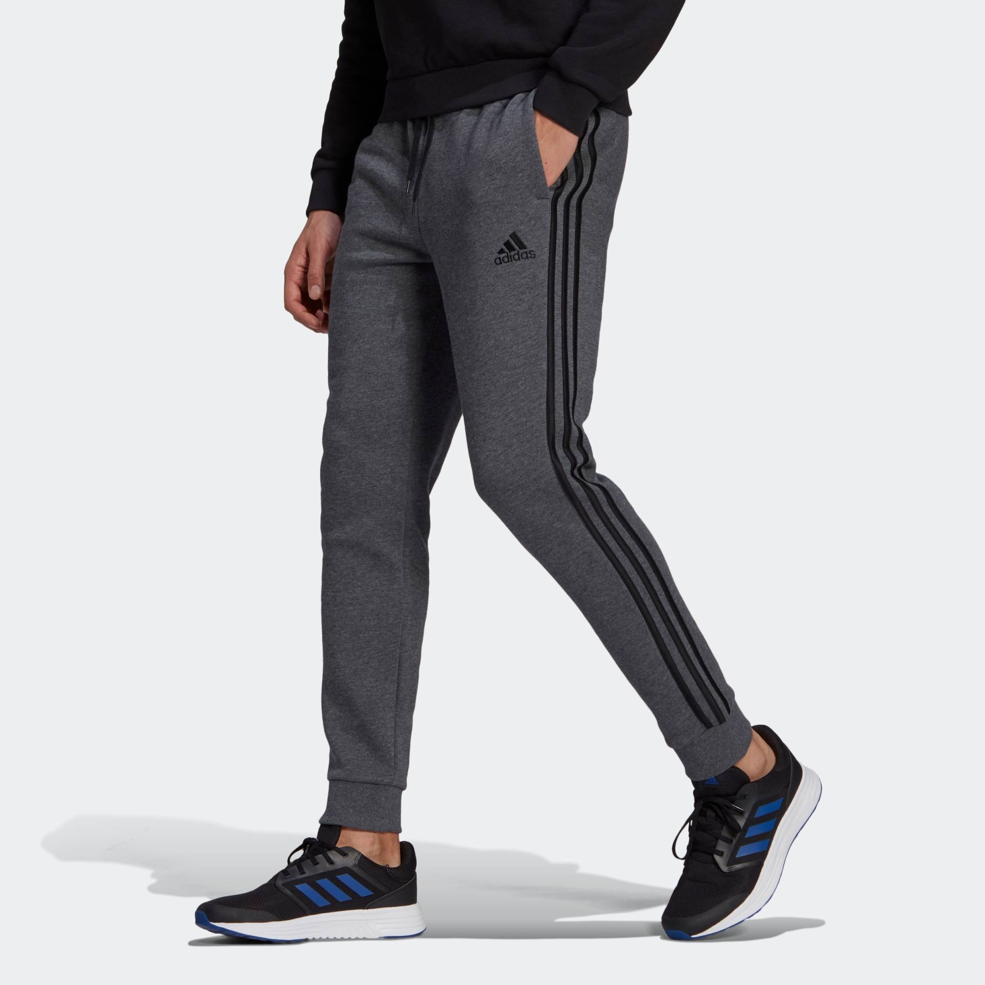 adidas Sportswear Sporthose »ESSENTIALS FLEECE TAPERED CUFF 3STREIFEN HOSE«, (1 tlg.) von adidas Sportswear