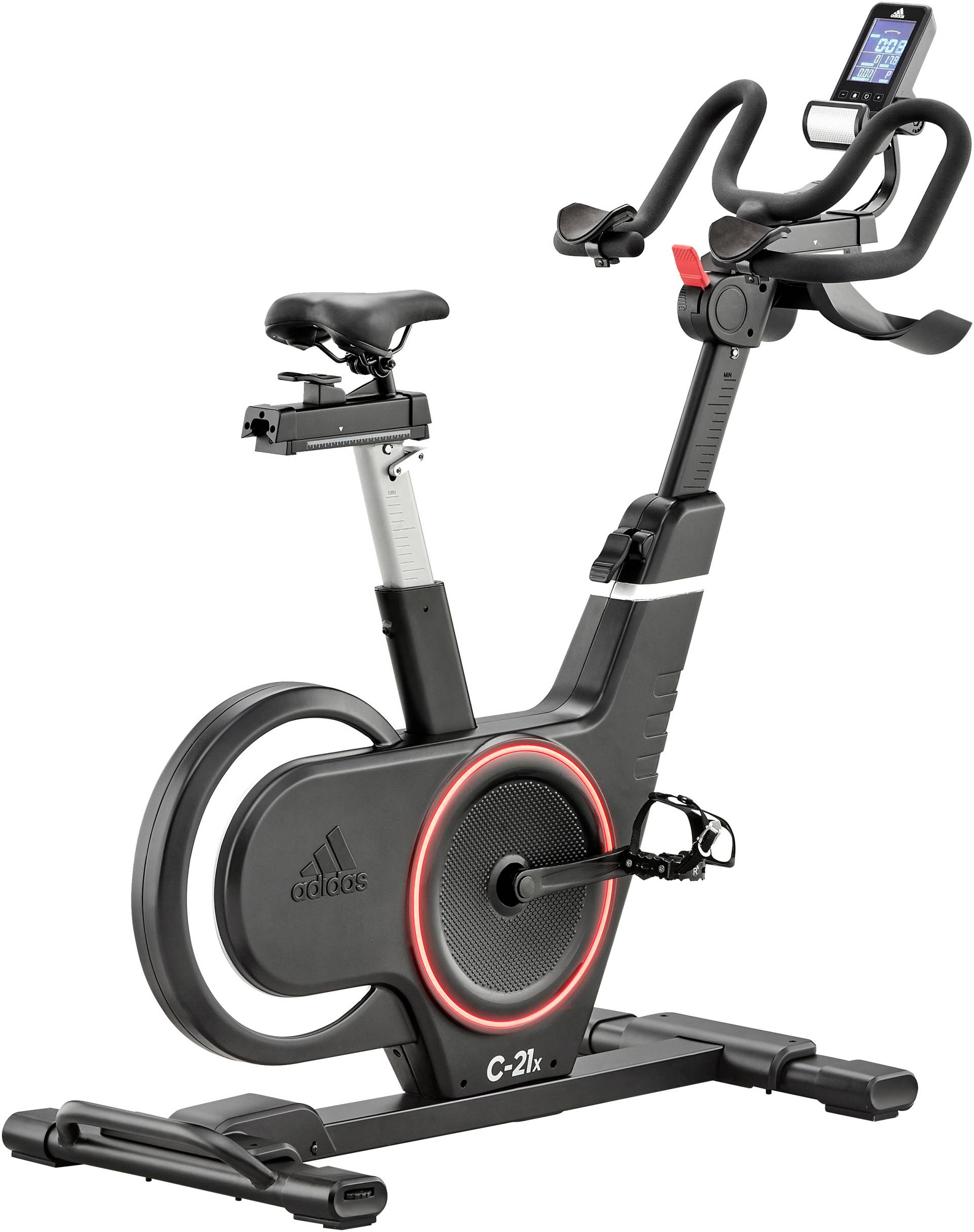 adidas Performance Speedbike »Indoor Speedbike C-21x BT«, (mit Tablet-Halterung), Schwungmasse ca. 6 kg, 8 Widerstandsstufen von adidas performance