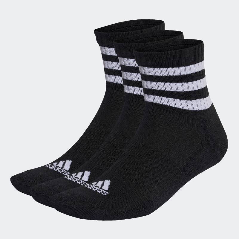 adidas Performance Funktionssocken »3STREIFEN CUSHIONED SPORTSWEAR MIDCUT SOCKEN, 3 PAAR«, (3 Paar) von adidas performance