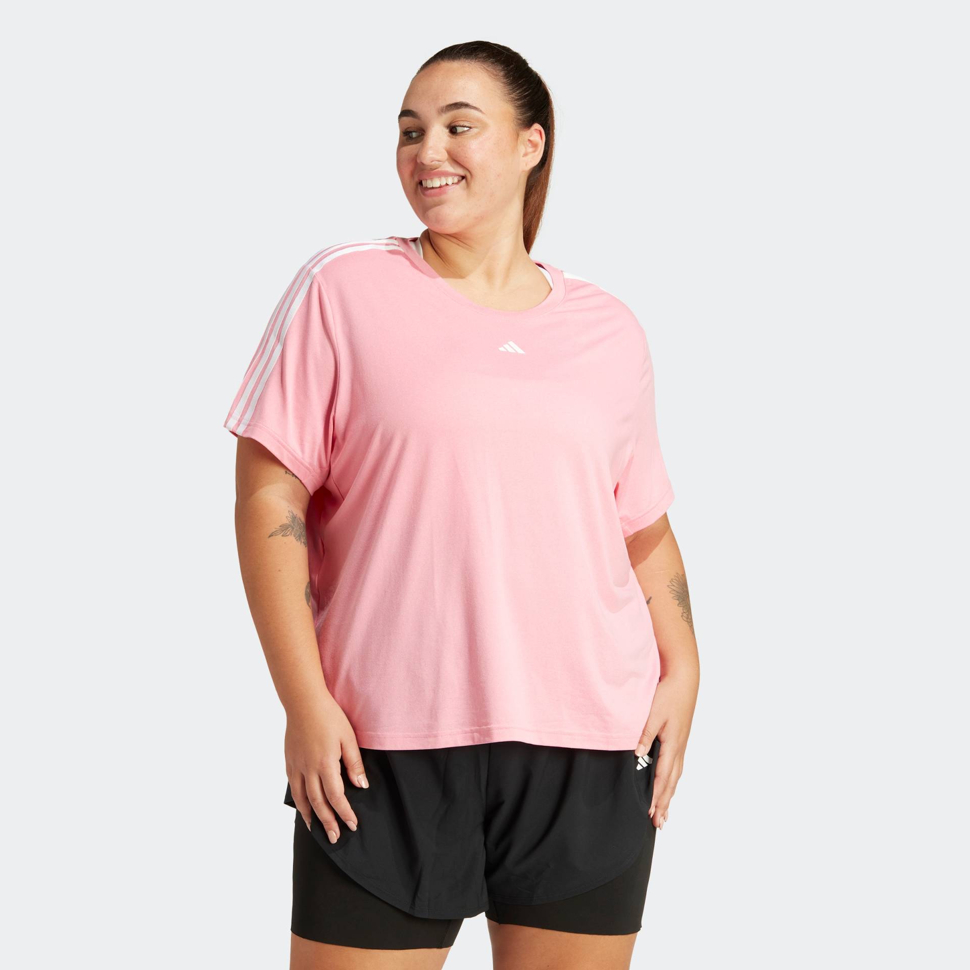 adidas Performance T-Shirt »AEROREADY TRAIN ESSENTIALS 3-STREIFEN – GROSSE GRÖSSEN« von adidas performance