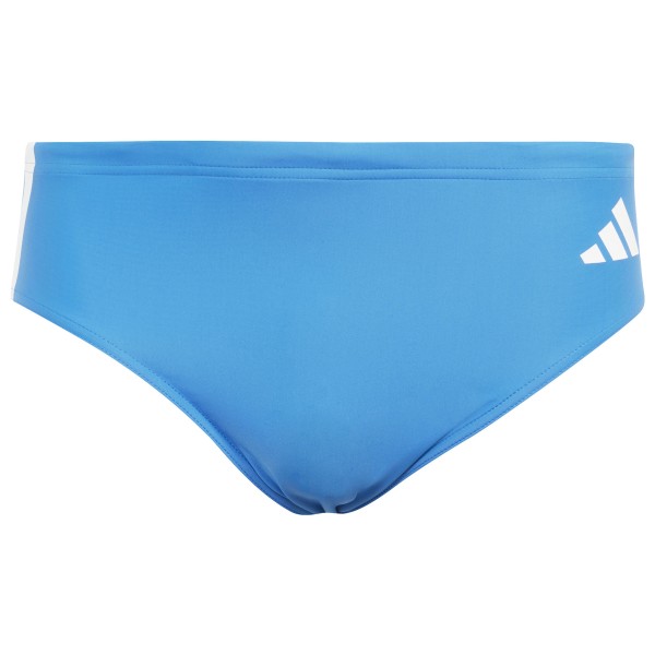 adidas - 3 Stripes Bold Trunk - Badehose Gr 10 blau von adidas