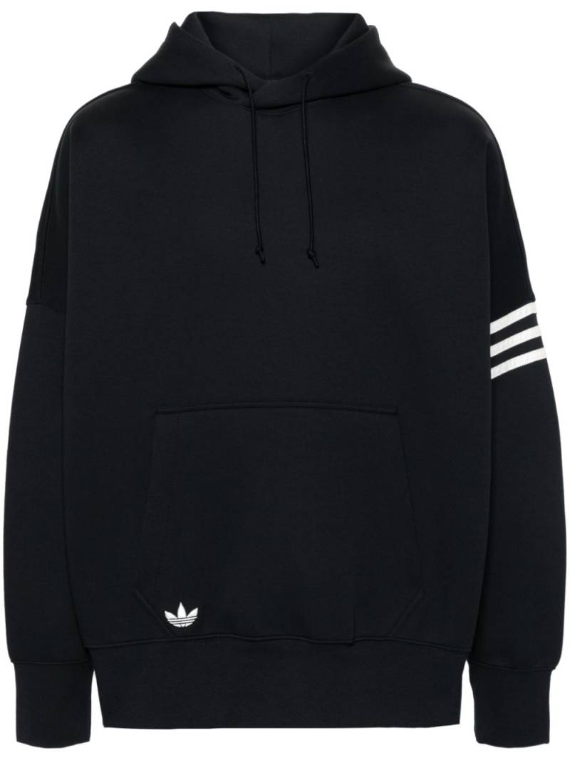 adidas 3-Stripes logo hoodie - Black von adidas