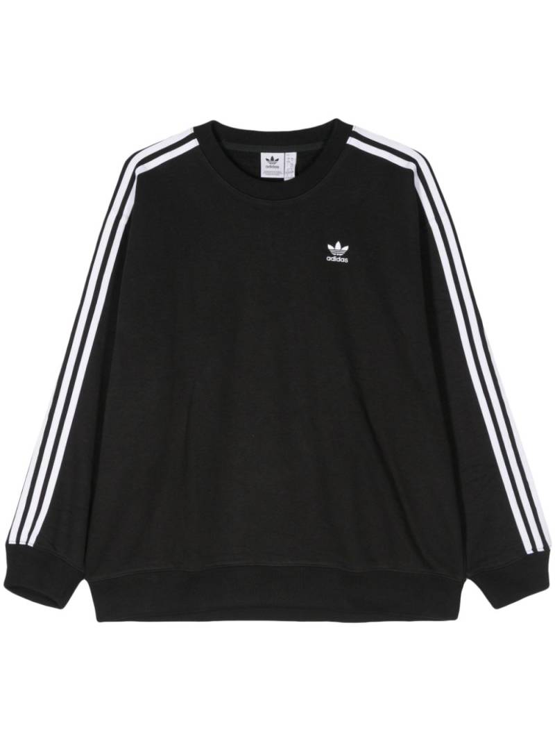 adidas Adicolor logo-embroidered sweatshirt - Black von adidas