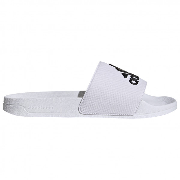 adidas - Adilette Shower Badge of Sport Cloudfoam - Sandalen Gr 14 weiß von adidas