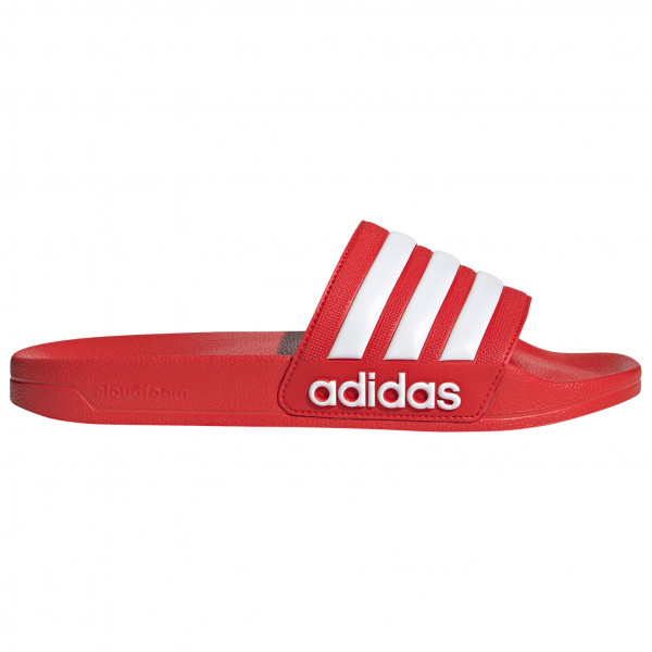 adidas - Adilette Shower - Sandalen Gr 11 rot von adidas