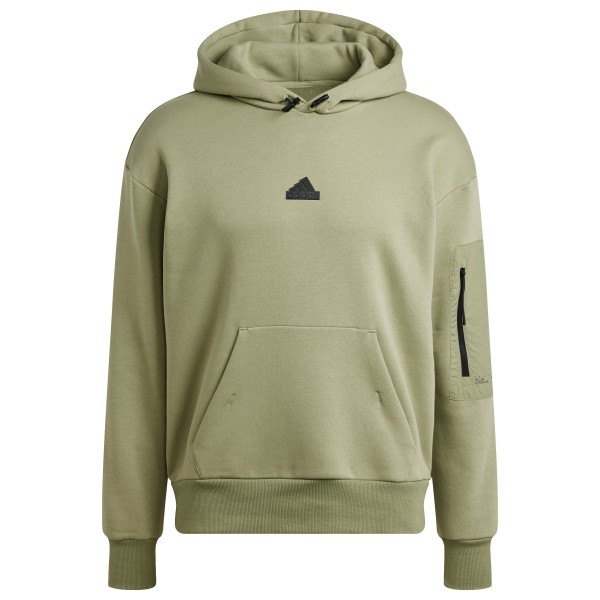 adidas - City Escape Fleece Hoodie - Hoodie Gr L;M oliv von adidas