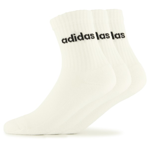 adidas - Cushioned Linear Crew 3-Pack - Multifunktionssocken Gr 43-45 weiß adidas - Cushioned Linear Crew 3-Pack - Multifunktionssocken Gr 43-45 weiß von adidas